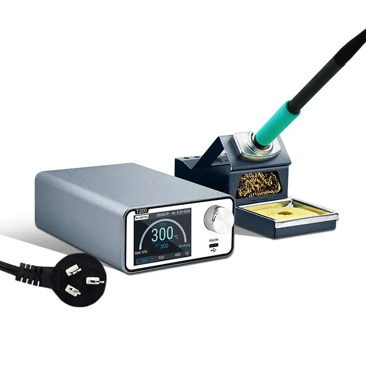 ALIENTEK T200 Smart Soldering Station 160W PID Temperature Control Welding Rework Station For C245 C210 T12 Tips