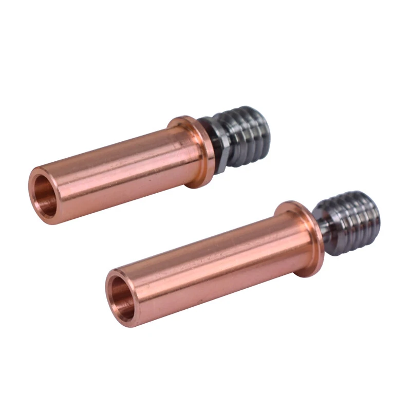 All-metal Titanium Red Brass Throat V5AC SE6 Thread for 3D Printer Part Extruder — view 4