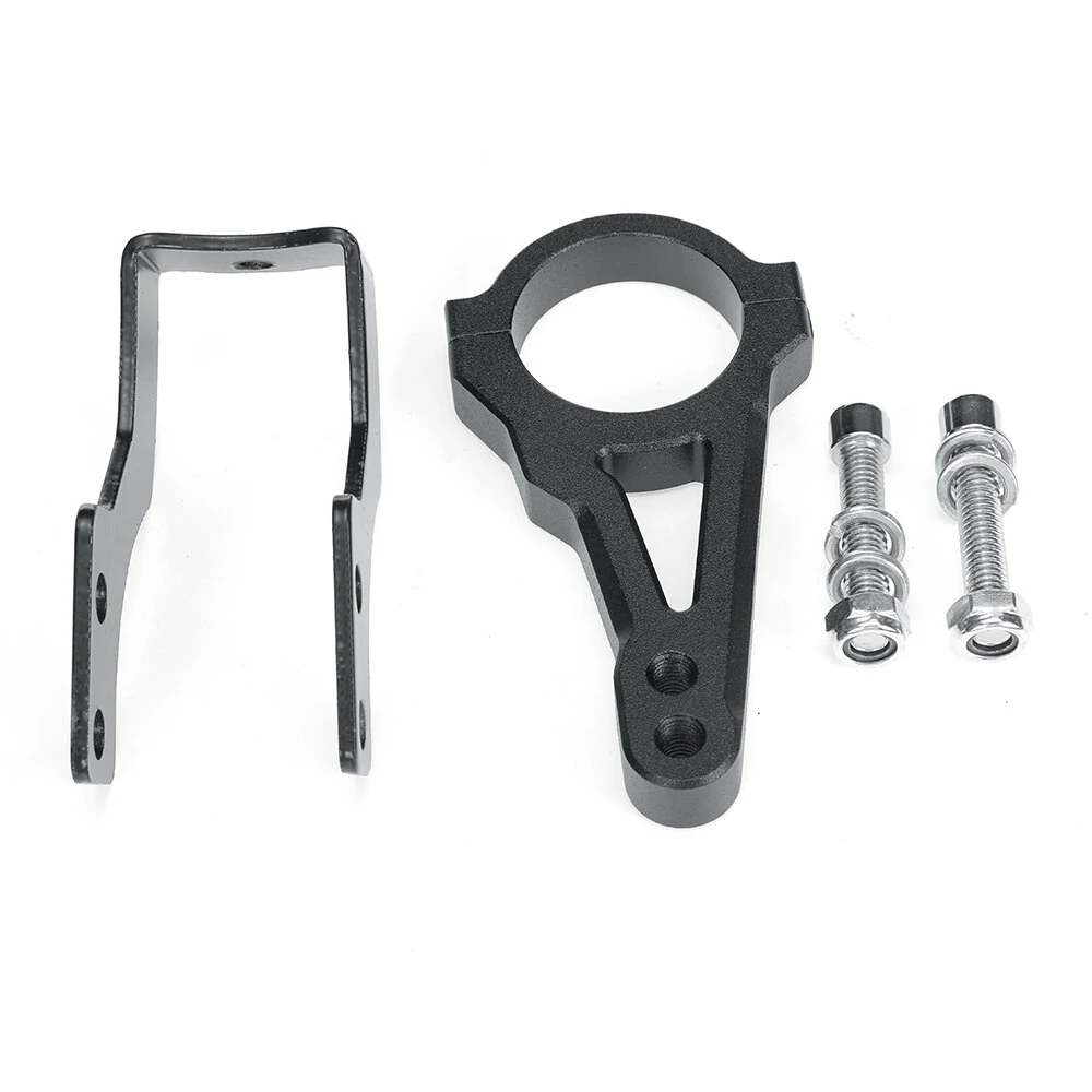 Aluminum Alloy Steering Damper With Damper Bracket Install Auxiliary Bracket For Three-bar Frame Scooter Boyueda S3 ANGWATT T1 Laotie TI30 T30 Xtron DT D88 T107 Pro — view 10