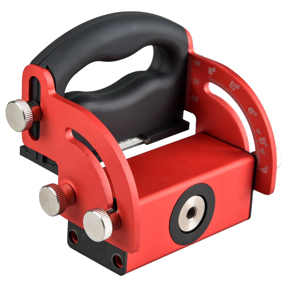 Aluminum Alloy Woodworking Pocket Hole Jig Oblique Hole Locator Punch locator Wood Board Splicing Installation Tool — view 3