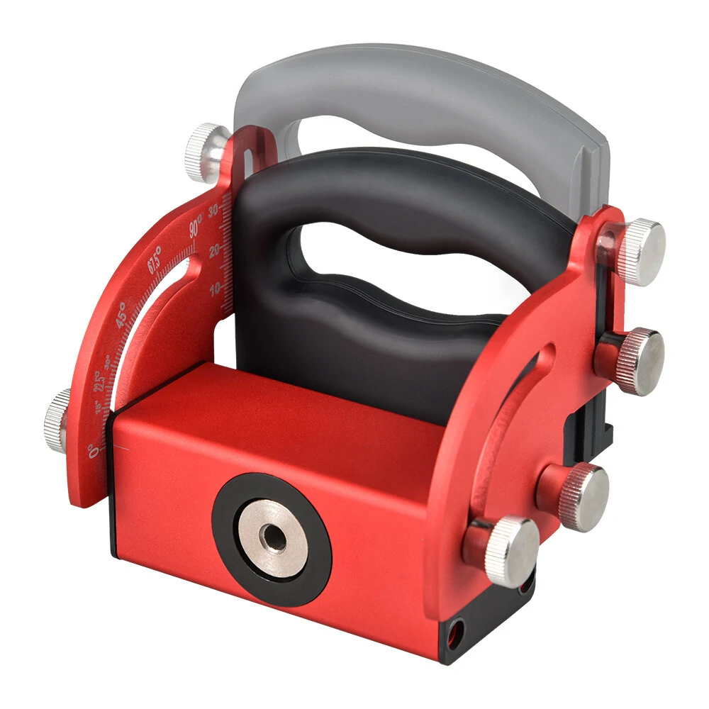 Aluminum Alloy Woodworking Pocket Hole Jig Oblique Hole Locator Punch locator Wood Board Splicing Installation Tool — view 5