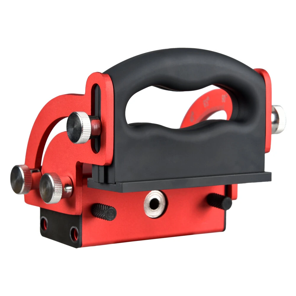 Aluminum Alloy Woodworking Pocket Hole Jig Oblique Hole Locator Punch locator Wood Board Splicing Installation Tool — view 6