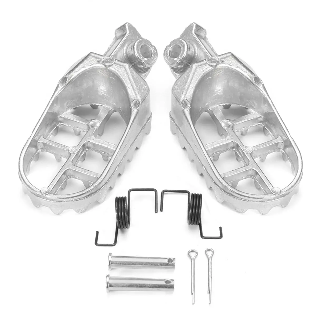 Aluminum Foot Pegs For Yamaha Motocross PW50 PW80 TTR90 TW200 Pit Dirt Bike — view 2