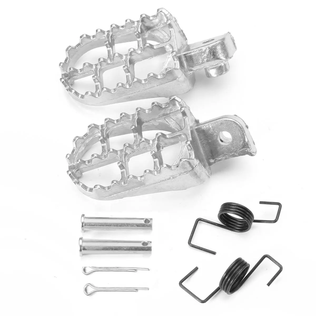 Aluminum Foot Pegs For Yamaha Motocross PW50 PW80 TTR90 TW200 Pit Dirt Bike — view 3