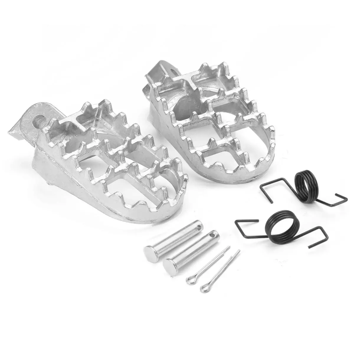 Aluminum Foot Pegs For Yamaha Motocross PW50 PW80 TTR90 TW200 Pit Dirt Bike — view 4