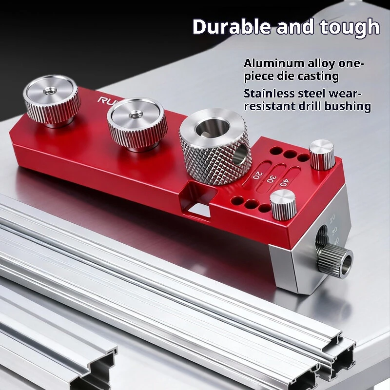 Aluminum Profile Hole Punching Tapping Tool Kit 6mm 8mm 10mm 14mm DIY Drill Set for Metal Fabrication and Countersinking — view 3
