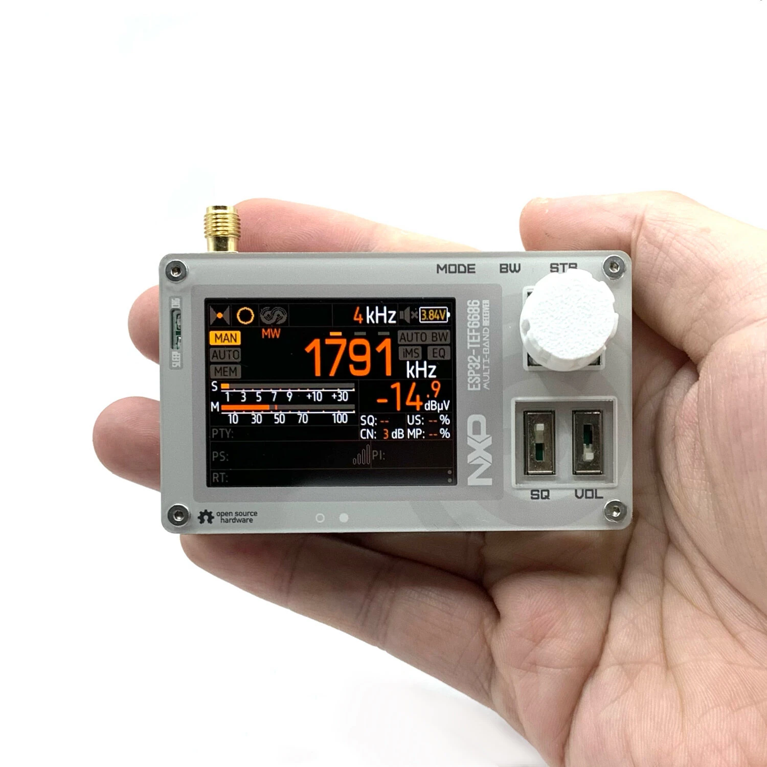 AMNVOLT C3 Mini TEF6686 DSP Radio ESP32 Chip Full Band Radio FM/LW/MW/SW Radio Receiver PE5PVB Open-source — view 4