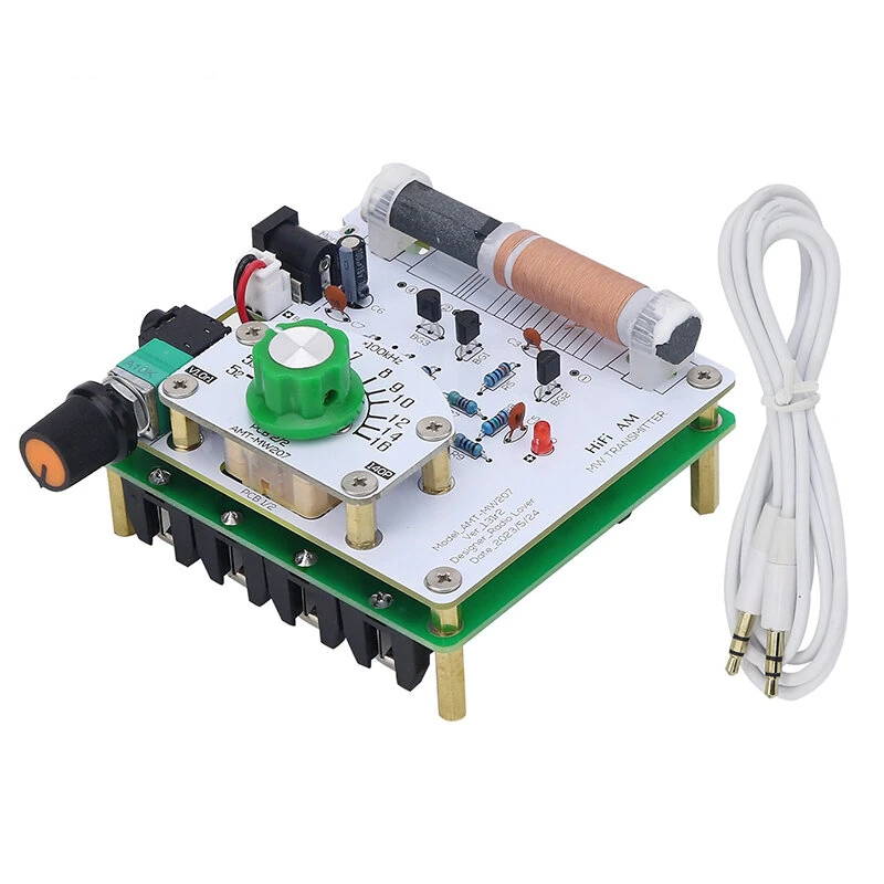 AMTMW207 Medium Wave Radio Transmitter High Fidelity AM Radio Transmitter DIY Circuit Board 525~1605kHz 6V — view 2