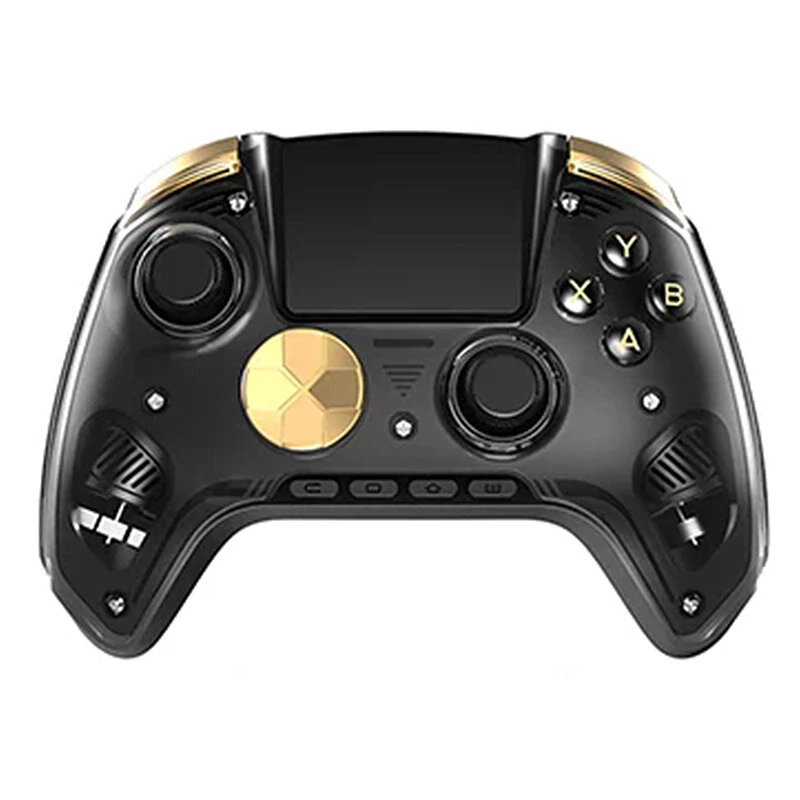 ANBERNIC RG G01 Tri-mode Smart Game Controller with 2.5D Curved Screen Dual Mode Hall Effect Triggers 1000Hz 2100mAh Wireless bluetooth Controller for PC Switch Steam iOS Android