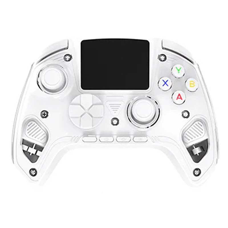 ANBERNIC RG G01 Tri-mode Smart Game Controller with 2.5D Curved Screen Dual Mode Hall Effect Triggers 1000Hz 2100mAh Wireless bluetooth Controller for PC Switch Steam iOS Android — view 2