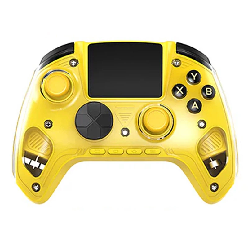 ANBERNIC RG G01 Tri-mode Smart Game Controller with 2.5D Curved Screen Dual Mode Hall Effect Triggers 1000Hz 2100mAh Wireless bluetooth Controller for PC Switch Steam iOS Android — view 3