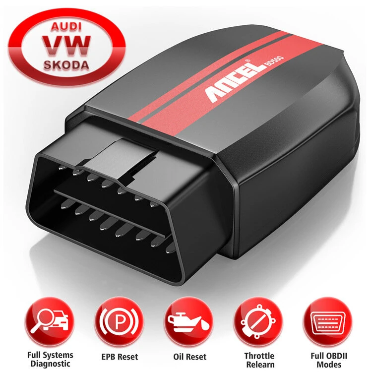 ANCEL BD500 Full System Scanner Code Reader Data Stream Reset Maintenance for Volkswagen for VW for Audi — view 2