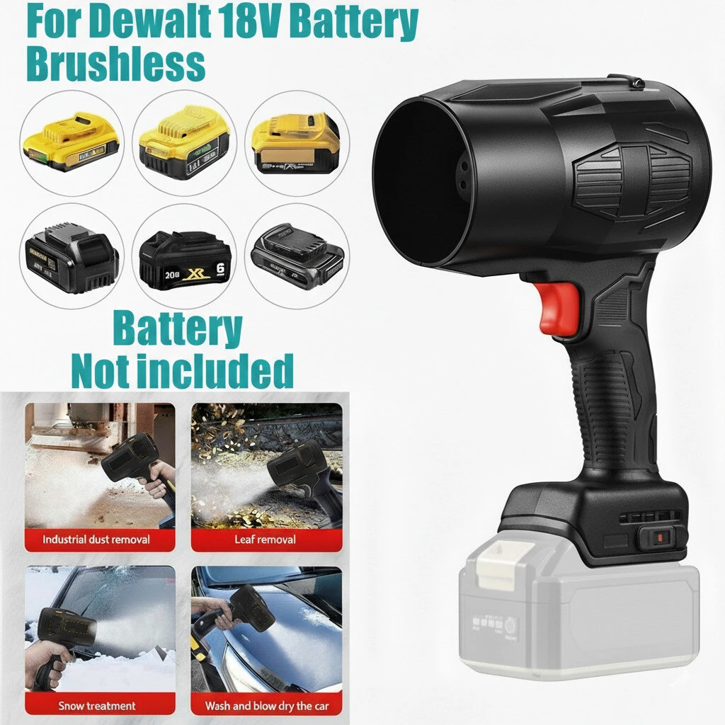 Andeman Cordless Car Maintenance Air Blower 31000RPM 300W 25 m/s Powerful Motor 21V Rechargeable Battery Portable Compact Design Automotive Cleaning Tool — view 10