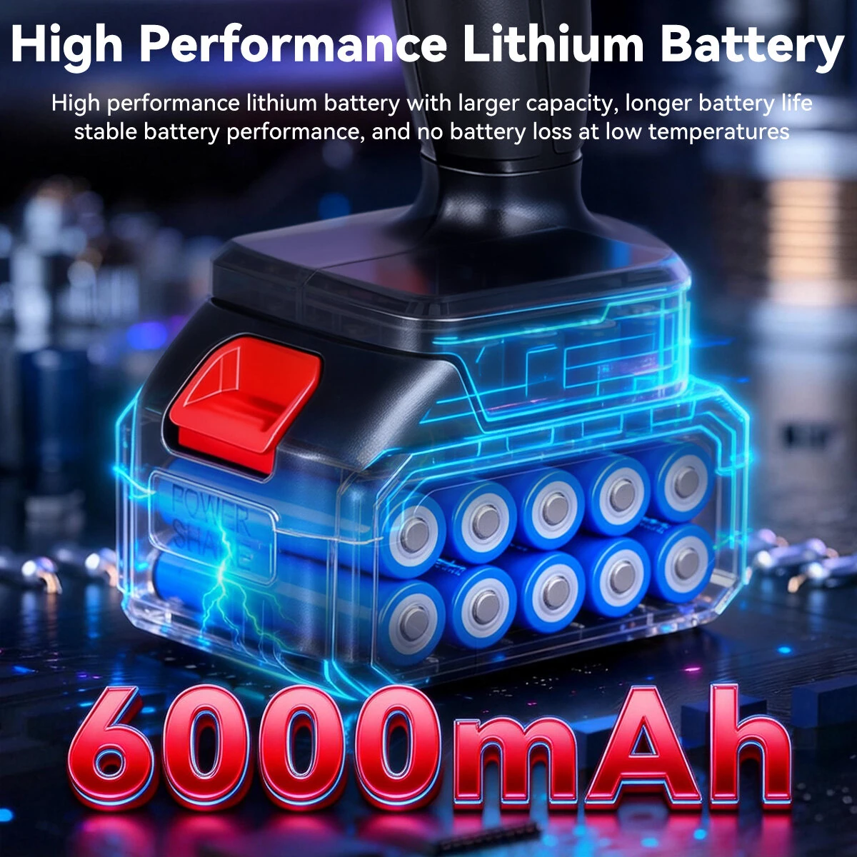 Andeman Cordless Car Maintenance Air Blower 31000RPM 300W 25 m/s Powerful Motor 21V Rechargeable Battery Portable Compact Design Automotive Cleaning Tool — view 8