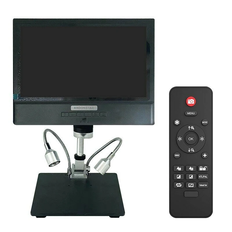 ANDONSTAR 10 Inch Digital Microscope  4X Zoom 1080P LCD Display Magnifier Soldering Microscope with LED — view 6