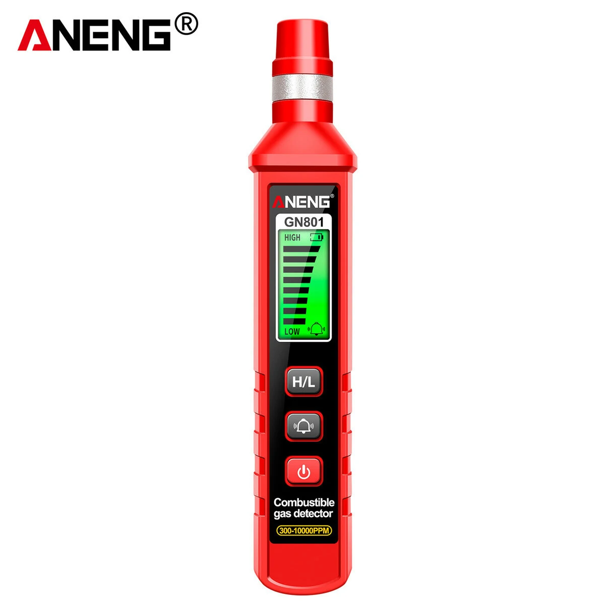 ANENG GN801 Gas Detector 300-10,000 ppm Range Quick Response Dual Sensitivity Best Safety Alert System — view 11