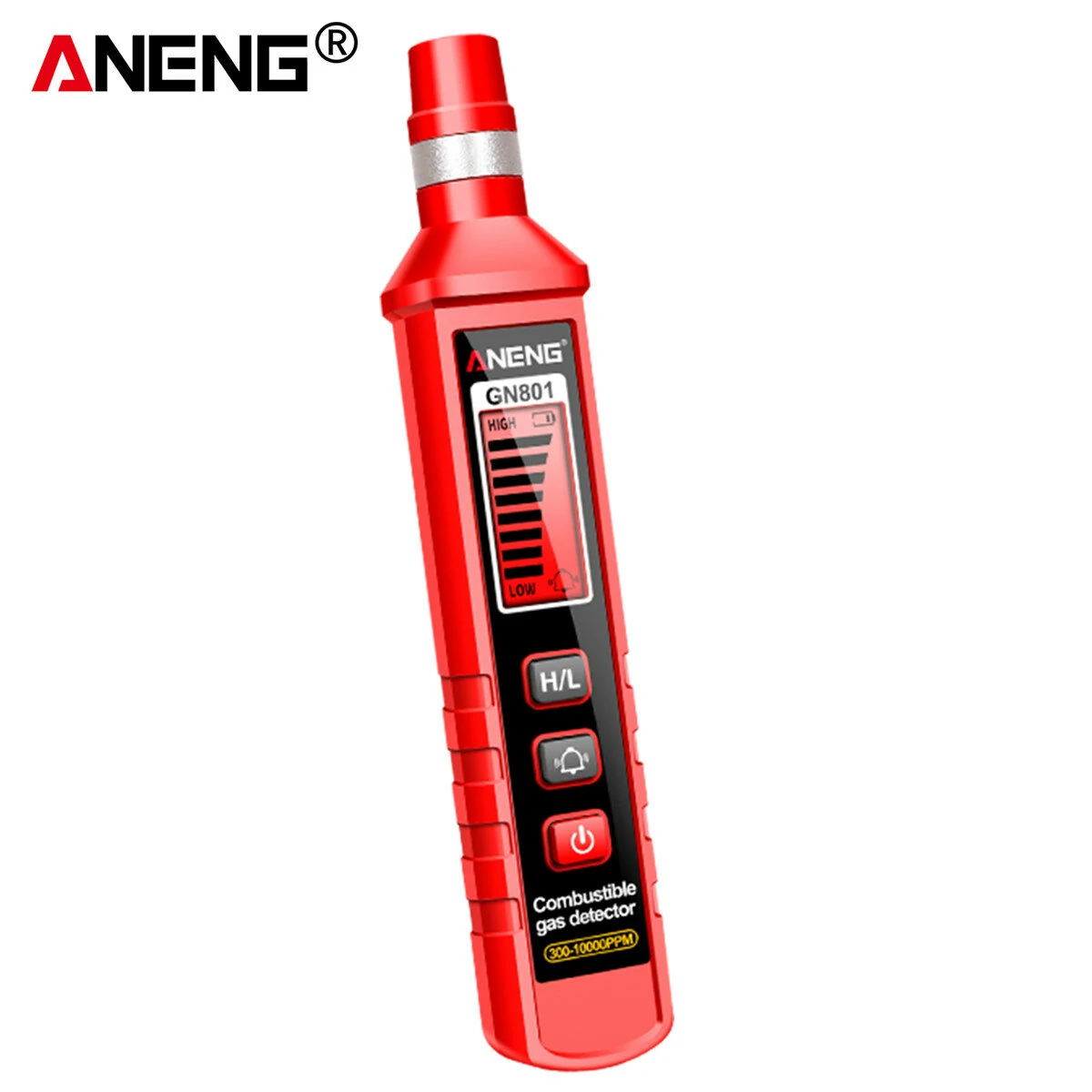 ANENG GN801 Gas Detector 300-10,000 ppm Range Quick Response Dual Sensitivity Best Safety Alert System — view 3