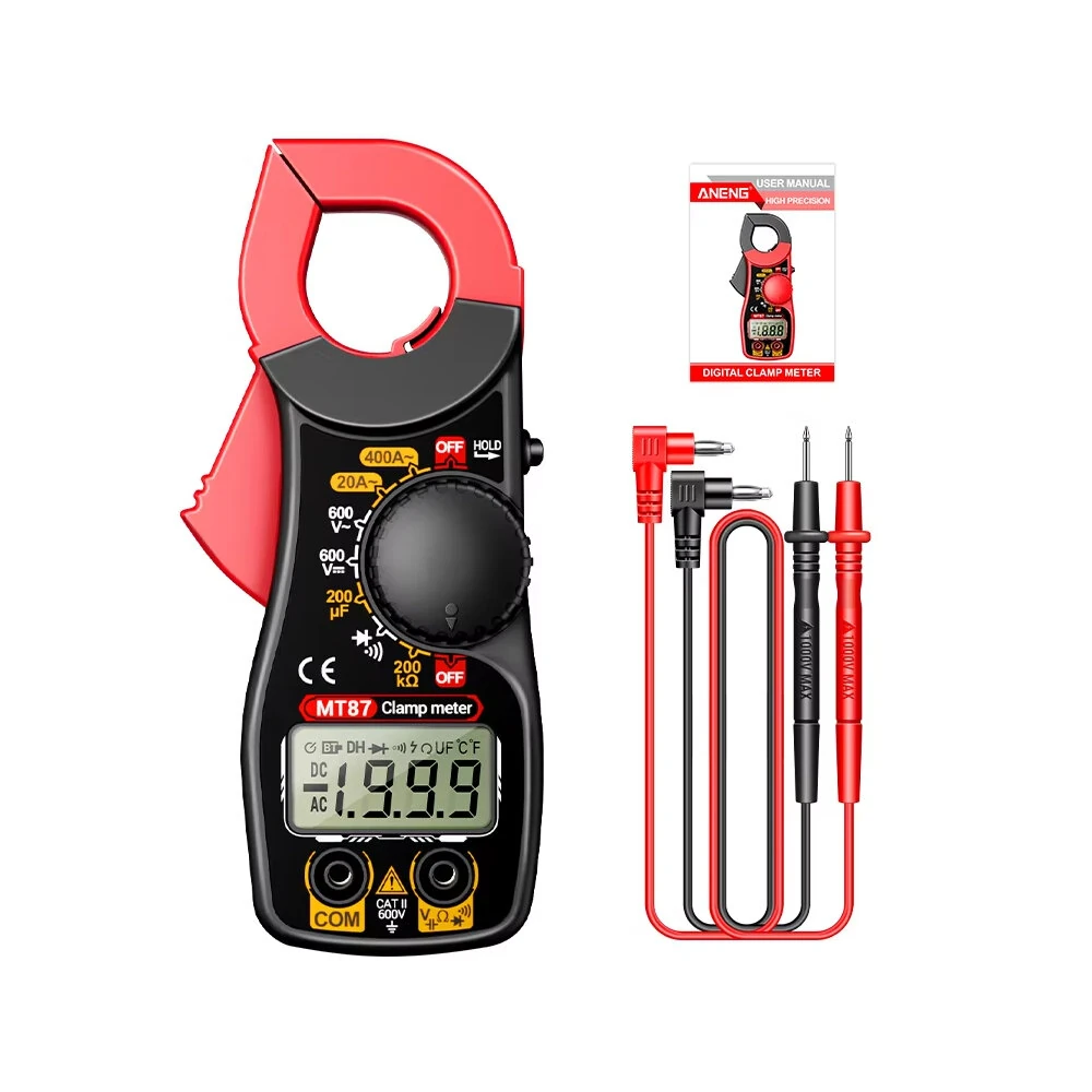ANENG MT87 Digital Clamp Multimeter 400A AC Current Ammeter AC/DC Voltmeter Resistance Capacitance Tester — view 10