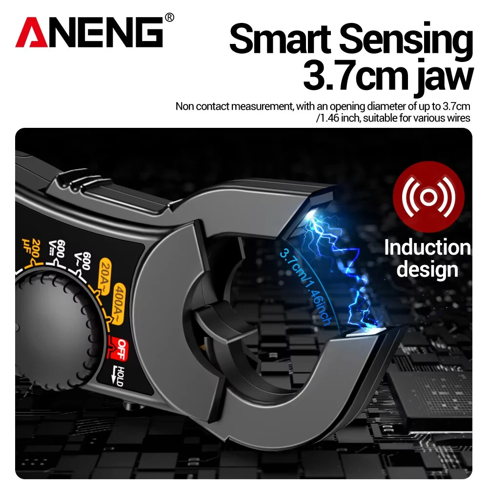 ANENG MT87 Digital Clamp Multimeter 400A AC Current Ammeter AC/DC Voltmeter Resistance Capacitance Tester — view 4