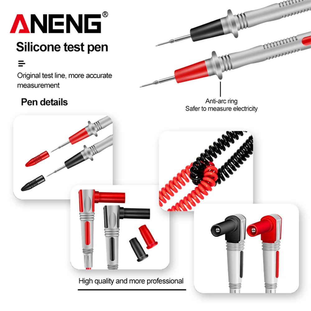 ANENG PT2010 Multifunctional Tester Lead Universal Multimeter Probe Spring Wire Pen Cable Electric Tools for Digital Multimeter — view 4