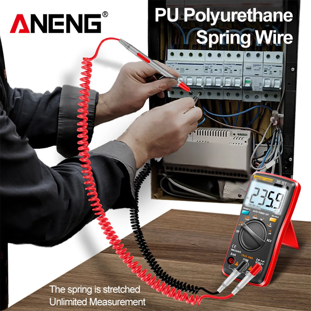 ANENG PT2010 Multifunctional Tester Lead Universal Multimeter Probe Spring Wire Pen Cable Electric Tools for Digital Multimeter — view 6