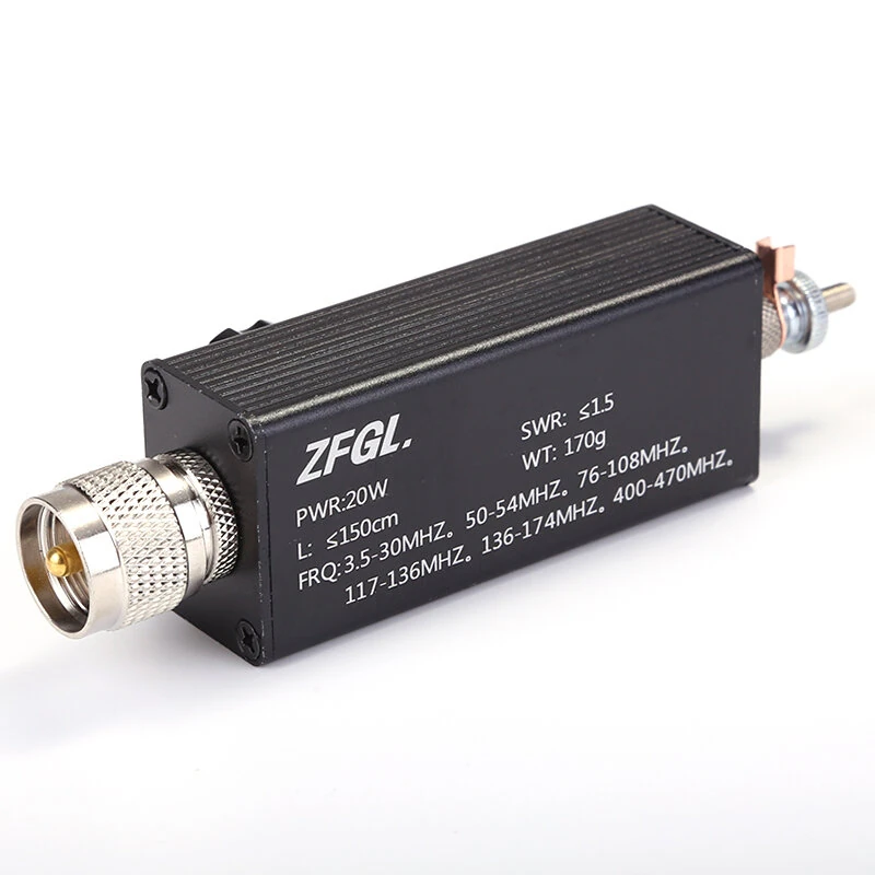 ANT Portable Miniature Loop QRP Shortwave Antenna 30W Full Band 1.8MHz-30MHz High-Strength Aluminum Indoor Outdoor Communication — view 4
