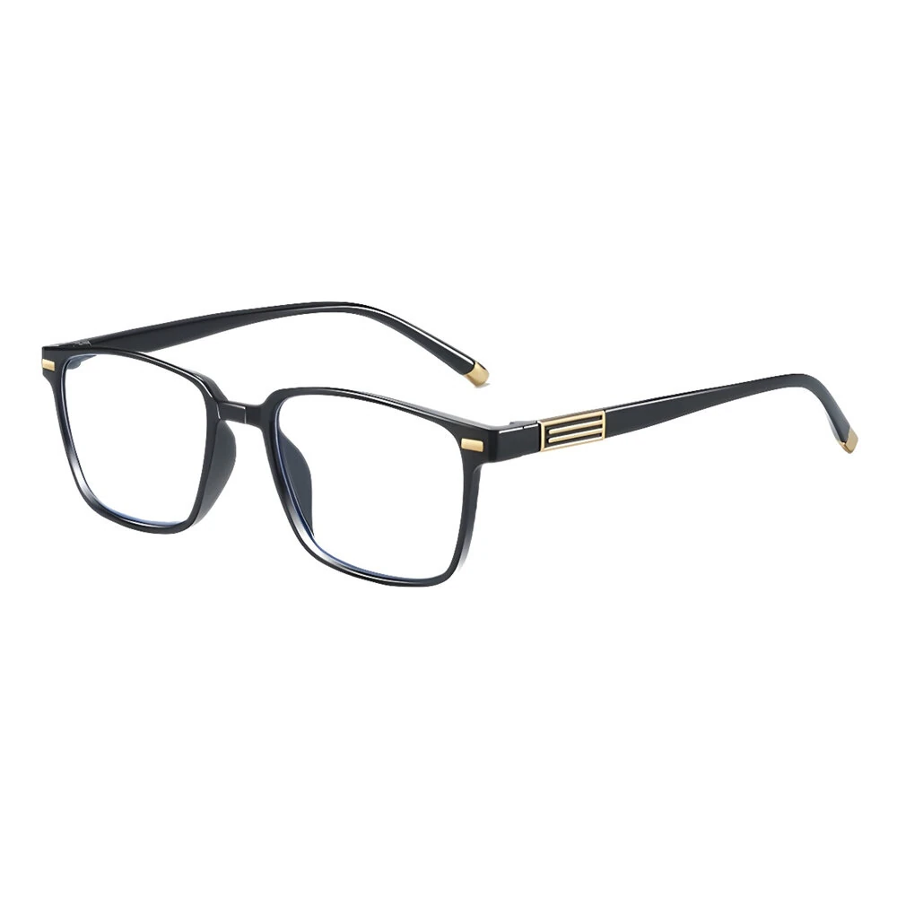 Anti Blue Light Reading Glasses Men Black Full Frame Hyperopia Eyewear High-definition Comfortable Presbyopia Glasses — view 8
