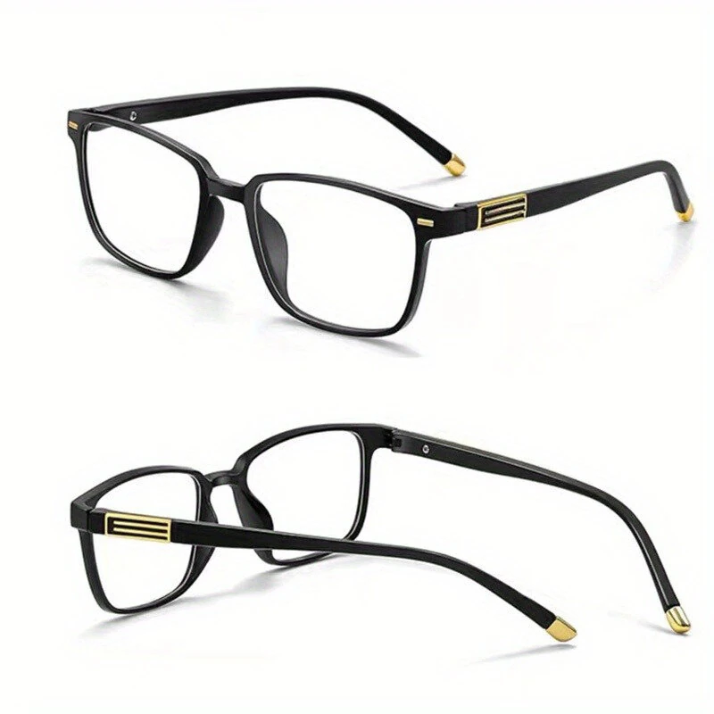 Anti Blue Light Reading Glasses Men Black Full Frame Hyperopia Eyewear High-definition Comfortable Presbyopia Glasses — view 9