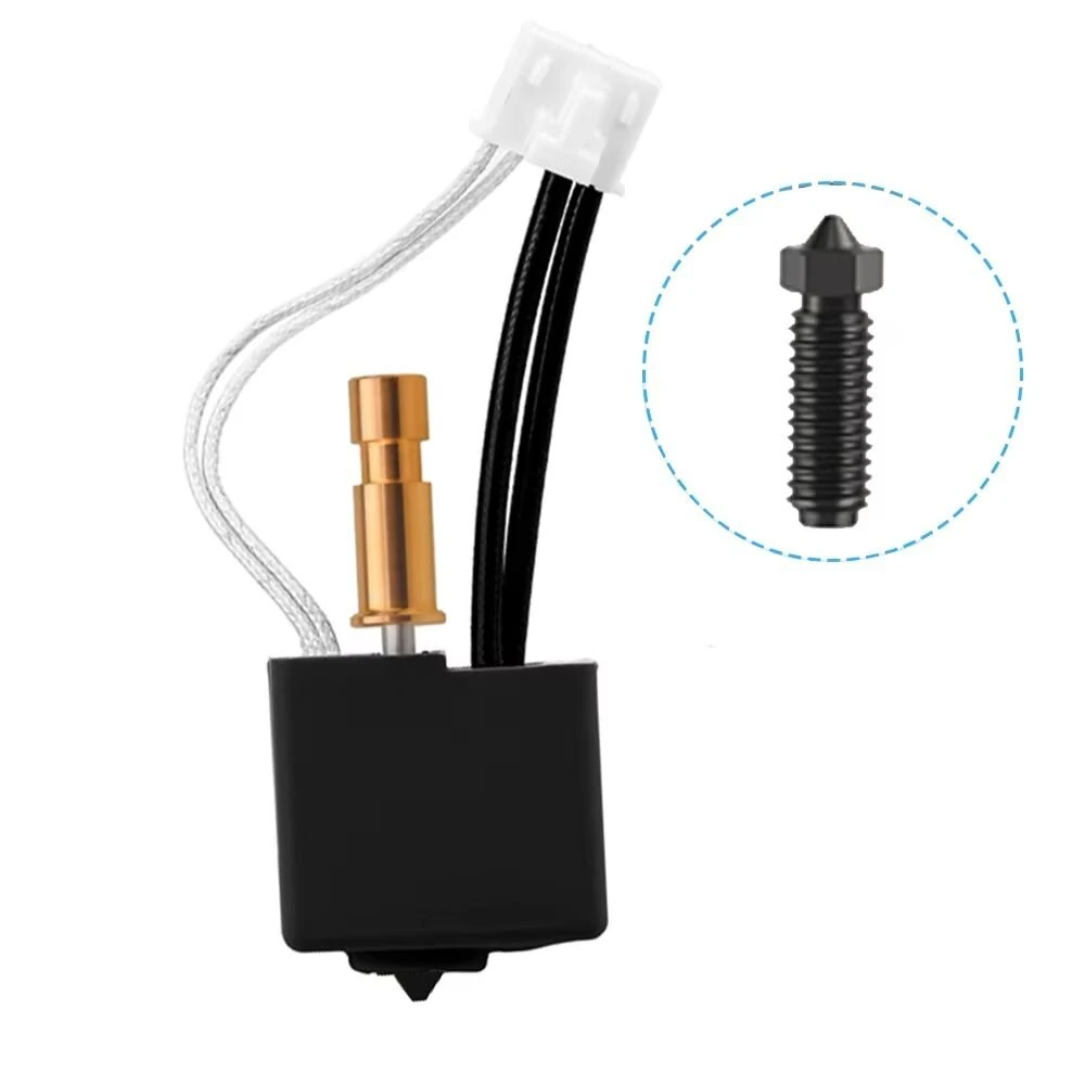 Anycubic Kobra S1 Hotend Extruder Kit 320°C High Temperature 24V 50W Heater 0.4mm Nozzle Ceramic Throat Tube for PLA TPU PETG ABS ASA 3D Printer Parts — view 7