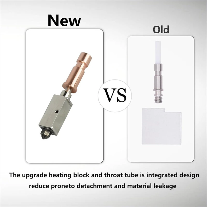 Anycubic Kobra S1 Upgrade Hotend Kit 320°C High Temperature 600mm/s Print Speed 20000mm/s² Acceleration Hardened Steel Nozzle for High Speed 3D Printing — view 8