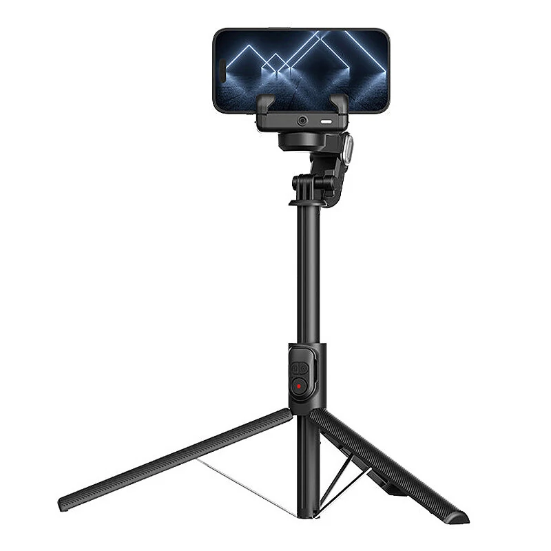Aochuan M2Pro 1-Axis Handheld Gimbal Selfie Stick Tripod with Fill Light AI Face Tracking Gesture Operation Mobile Phone Stabilizer for Vlog Live Recording — view 2