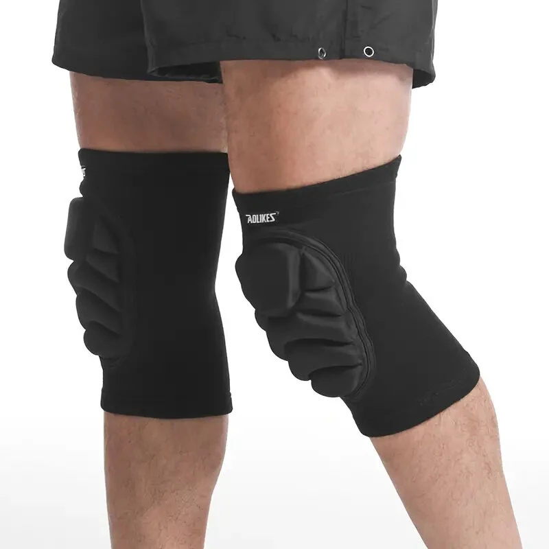AOLIKES 1 Pair Anti-collision Anti-slip Knee Pads Thick EVA Foam Knee Pads for Volleyball Football Dance Sport — view 4