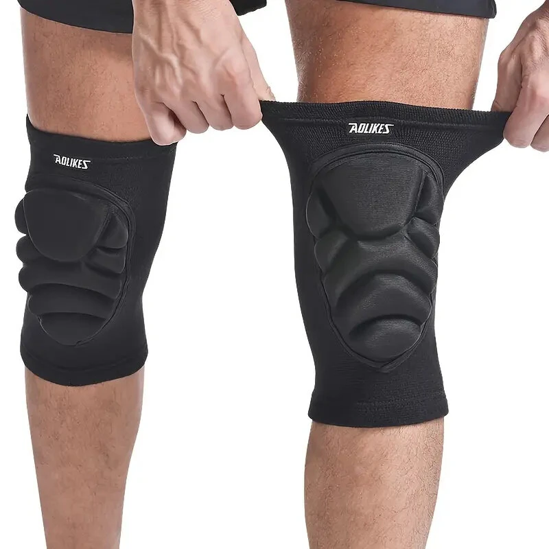 AOLIKES 1 Pair Anti-collision Anti-slip Knee Pads Thick EVA Foam Knee Pads for Volleyball Football Dance Sport — view 9