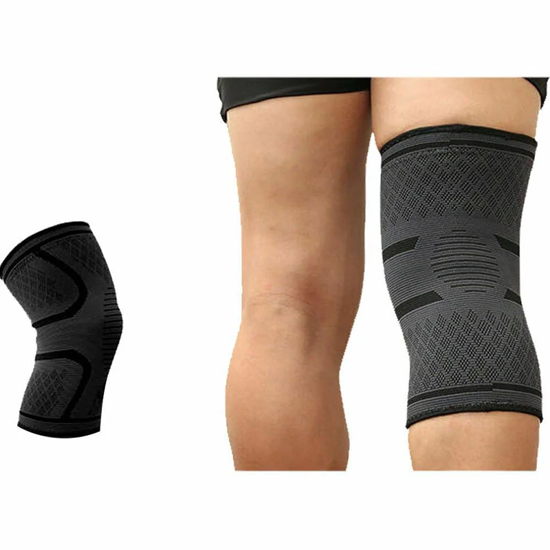 AOLIKES 1 Pair Sports Kneepads Anti-slip Breathable Weightlifting Training Knee Pads Support for Arthritis Sports Gym — view 3