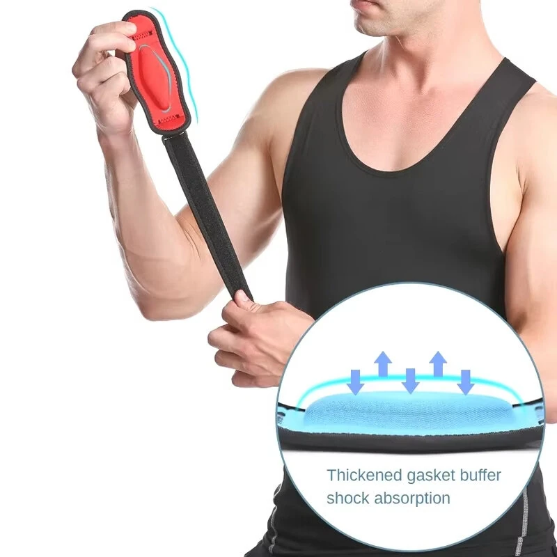 AOLIKES 1PCS Adjustable Basketball Tennis Golf Elbow Support Golfer's Strap Elbow Hand Protective Pads Lateral Pain Syndrome Epicondylitis Brace for Muscle Strength — view 7