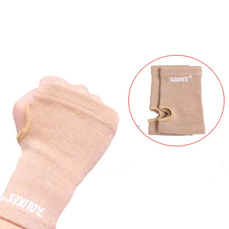 Aolikes Sports Wrist Protection Breathable Knitted Fabric Breathable Sleeve Palm Support Wrist Support Brace — view 4