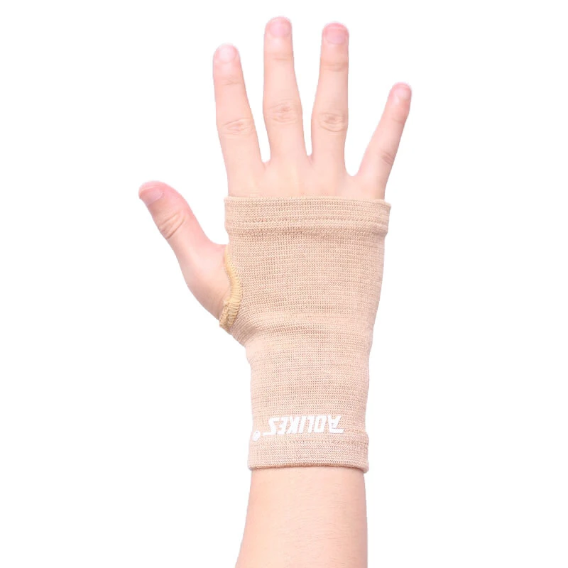 Aolikes Sports Wrist Protection Breathable Knitted Fabric Breathable Sleeve Palm Support Wrist Support Brace — view 5