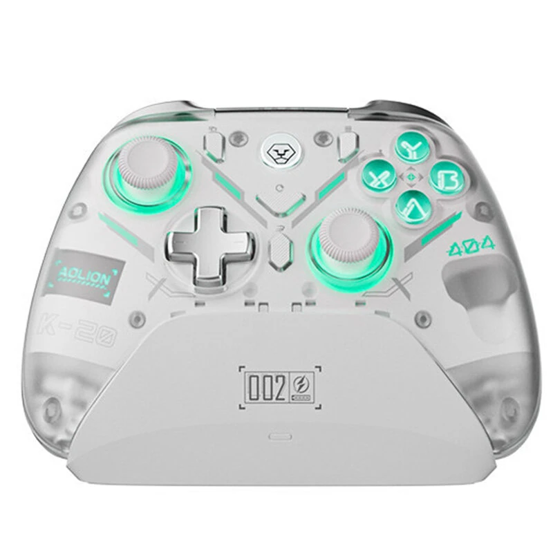 AOLION AL-K20 Tri-mode Wireless Gaming Controller with Hall Joystick and Hall Triggers 1000mAh for PC Steam Switch Android iOS — view 2