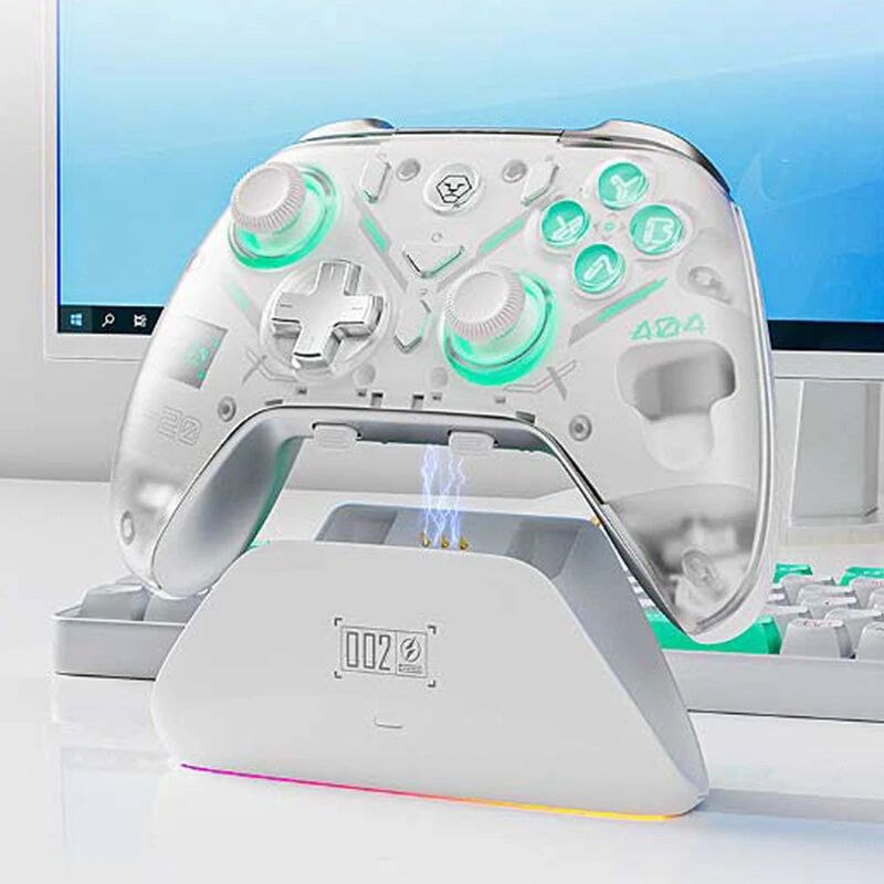 AOLION AL-K20 Tri-mode Wireless Gaming Controller with Hall Joystick and Hall Triggers 1000mAh for PC Steam Switch Android iOS — view 6