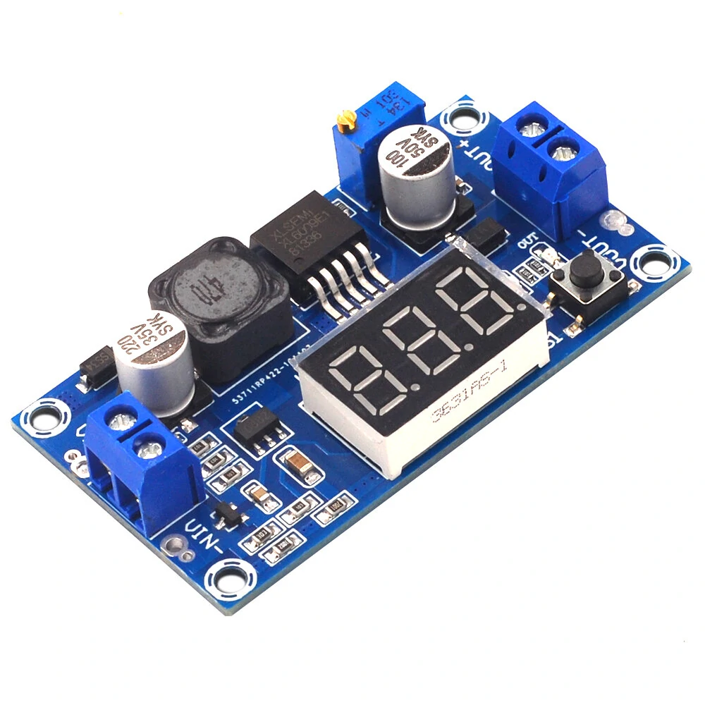 AOQDQDQD A05 DC-DC Boost Module with Digital Voltage Display LM2577 Circuit Board and 3A Output — view 4