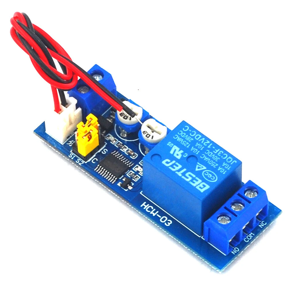 AOQDQDQD HCW-03 12V Relay Module with Infinite Cycle/Single Time/Delay Dual Adjustable/Multifunctional Relay Module/Delay Circuit Module — view 5