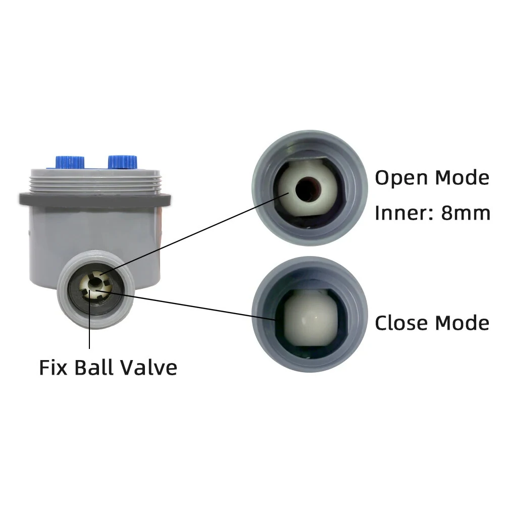 Aqualin Automatic Garden Water Timer Ball Valve #21025 Easy Install on 3/4" Faucet or Tap Adjustable Frequency and Run Time Manual Watering Durable with Robust Ball Valve — view 5
