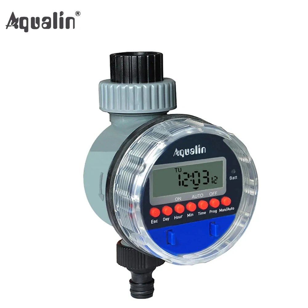 Aqualin Automatic LCD Display Watering Timer Electronic Home Garden Ball Valve Water Timer For Garden Irrigation Controller 21026/21026A/21526 — view 10