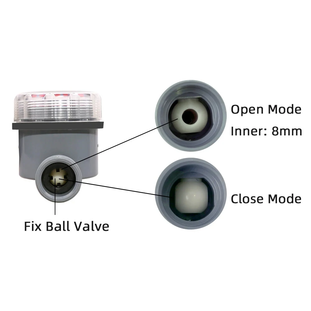 Aqualin Automatic LCD Display Watering Timer Electronic Home Garden Ball Valve Water Timer For Garden Irrigation Controller 21026/21026A/21526 — view 5