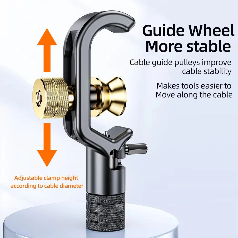 Armored Cable Stripper Optical Fiber Cable Slitter 8-30mm Adjustable Aluminum Blade Compact Ergonomic Cable Sheath Cutter Stripping Tool Fiber Optic Jacket Slitter Portable Professional Tool — view 3
