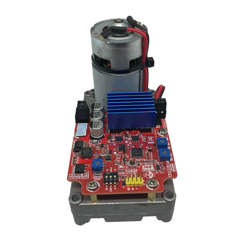 ASMG-MTB Magnetic Encoded 360° High Power High Torque Servo 500KG Robot Steering Motor Software Large Mechanical Arm 12V-24V — view 6