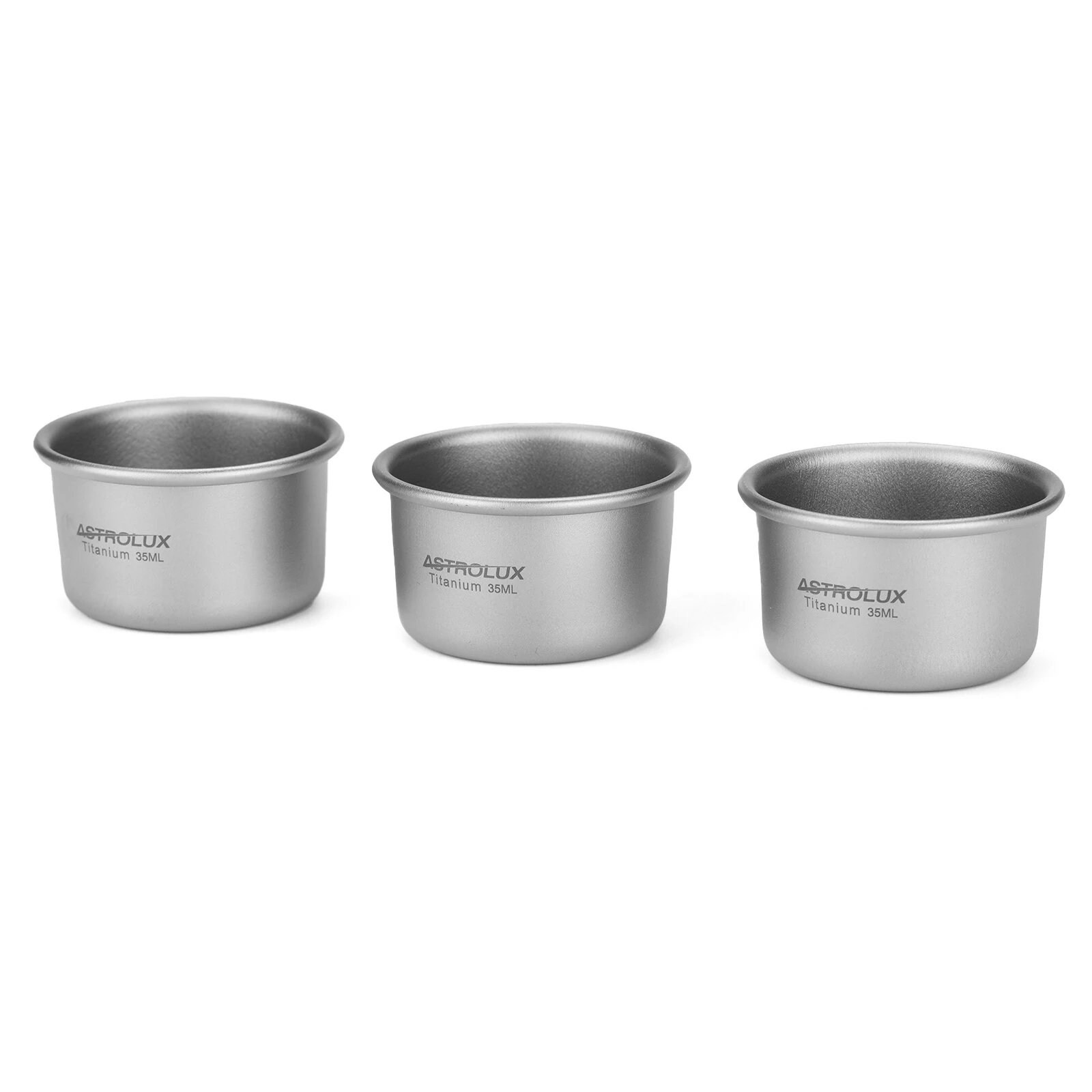 Astrolux® Ti-C1 Titanium Cup Titanium Tea Cup Outdoor Camping Tableware Drinking Mug Picnic Daily Drinkware Home Use Outdoor Backpacking Hiking — view 3