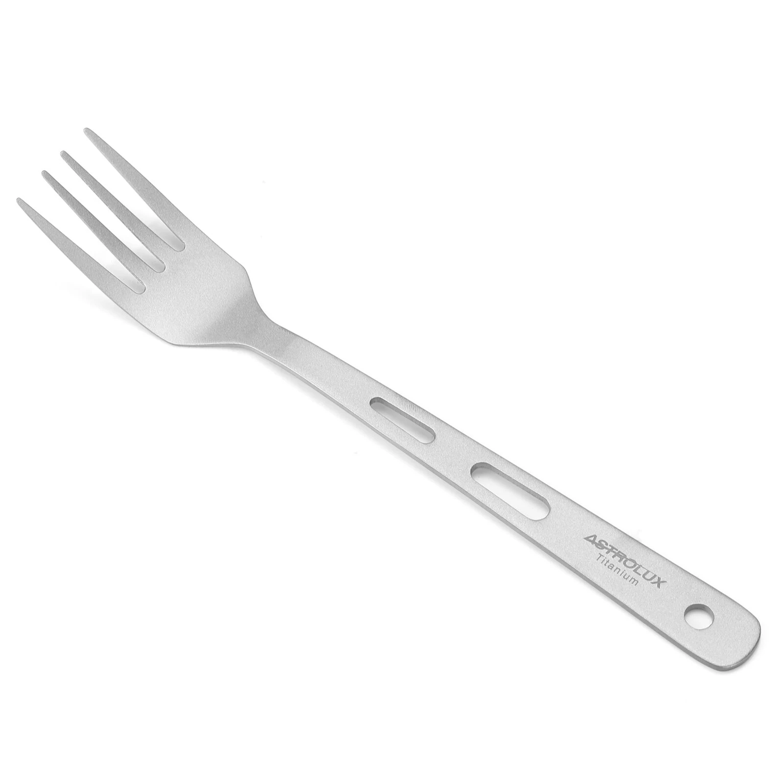 Astrolux® Ti-FS1 Titanium Flatware Set Titanium Flatware Knife Fork Spoon Set Lightweight Ti Camping Utility Cutlery Set with Carrying Bag for Traveling Picnic Hiking — view 7