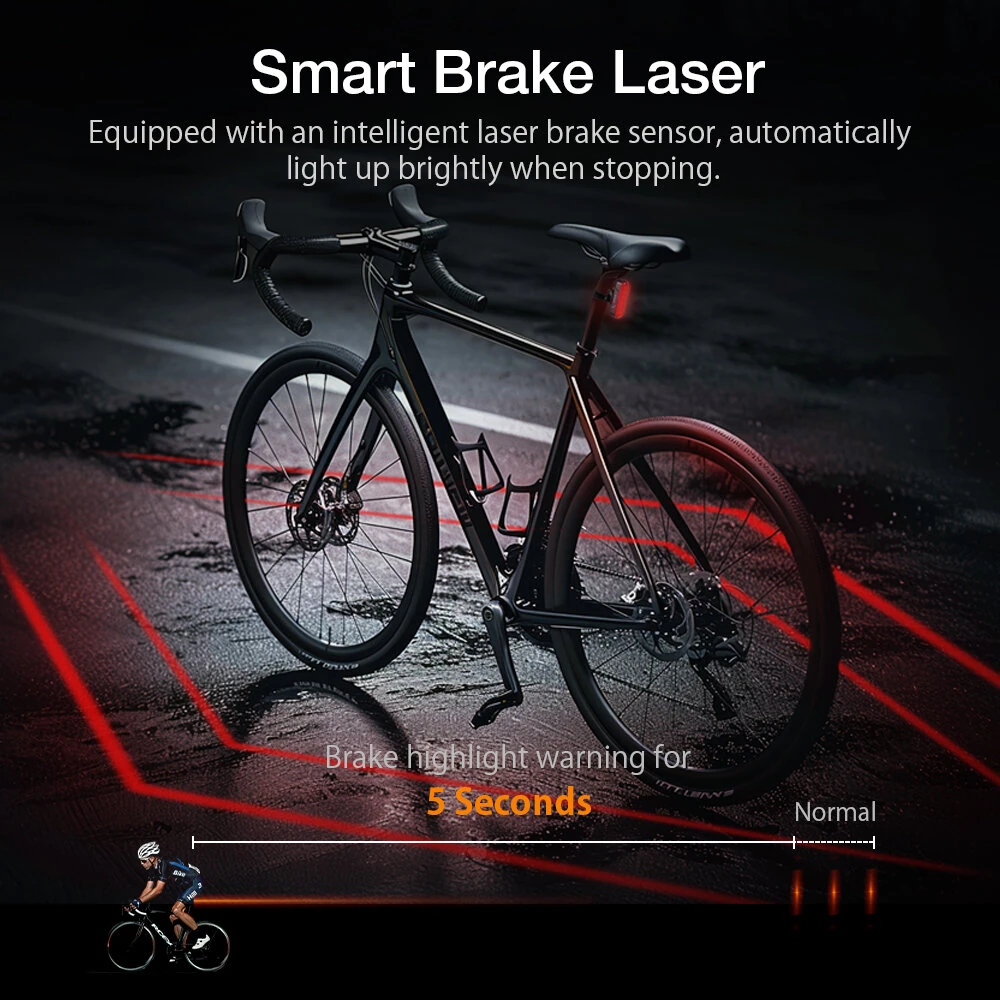 Astrolux® BL03 XPG LED 1200LM Bike Headlight Support Wire Remote Switch 6000mAh High Capacity Power Bank Dual Distance Beam Bike Light USB Rechargeable LED Bicycle Handlebar Flashlight for Electric Bike Electric Scooter — view 10