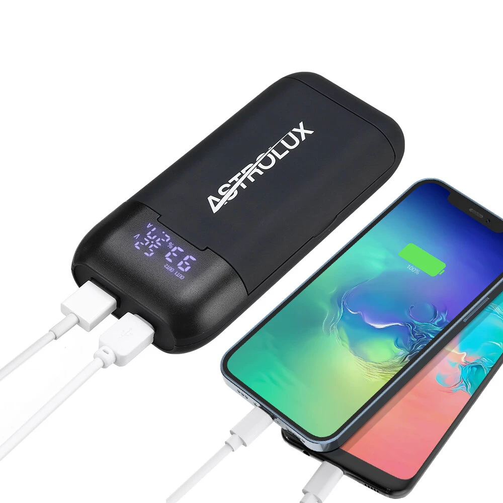 Astrolux® PD2 Type-C 18W QC3.0 PD3.0 Quick Charge USB Battery Charger Flashlight RC Phone Power Bank Intelligent Battery Case Box For Li-ion 21700/20700/18650 — Astrolux